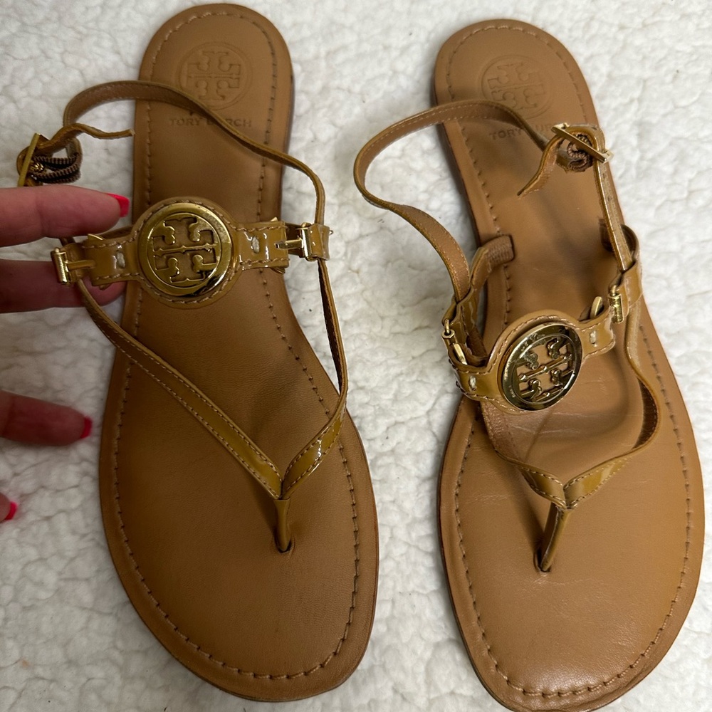 Tory Burch Patent Leather Sandals